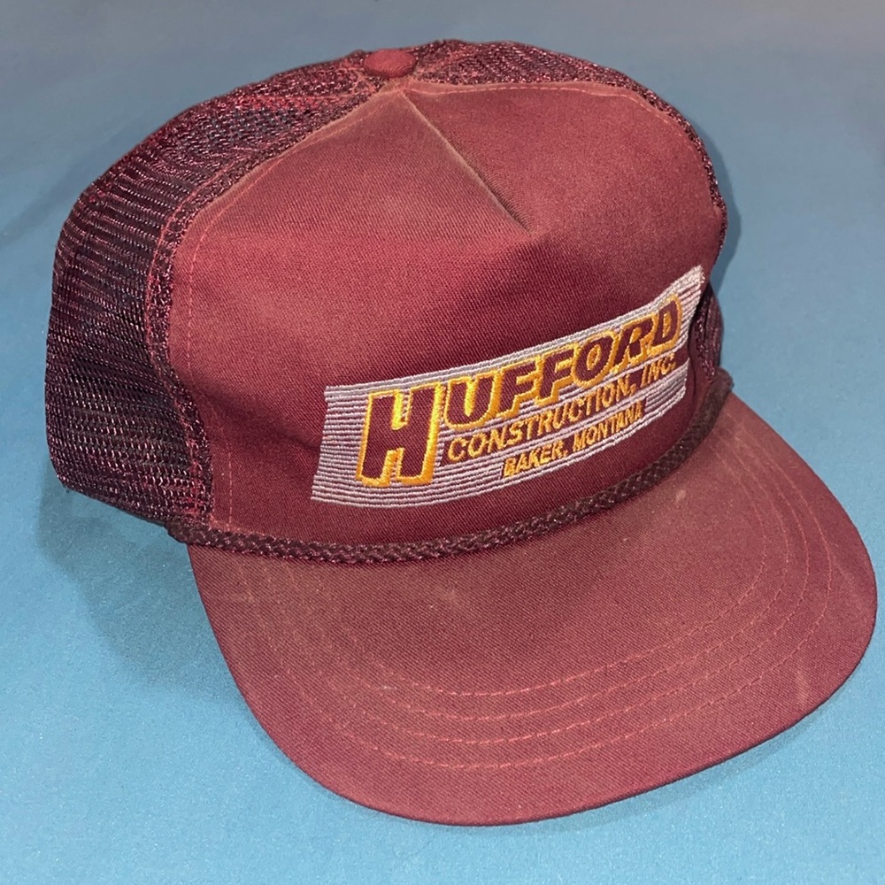 Gifford construction promotional adjustable trucker cap
